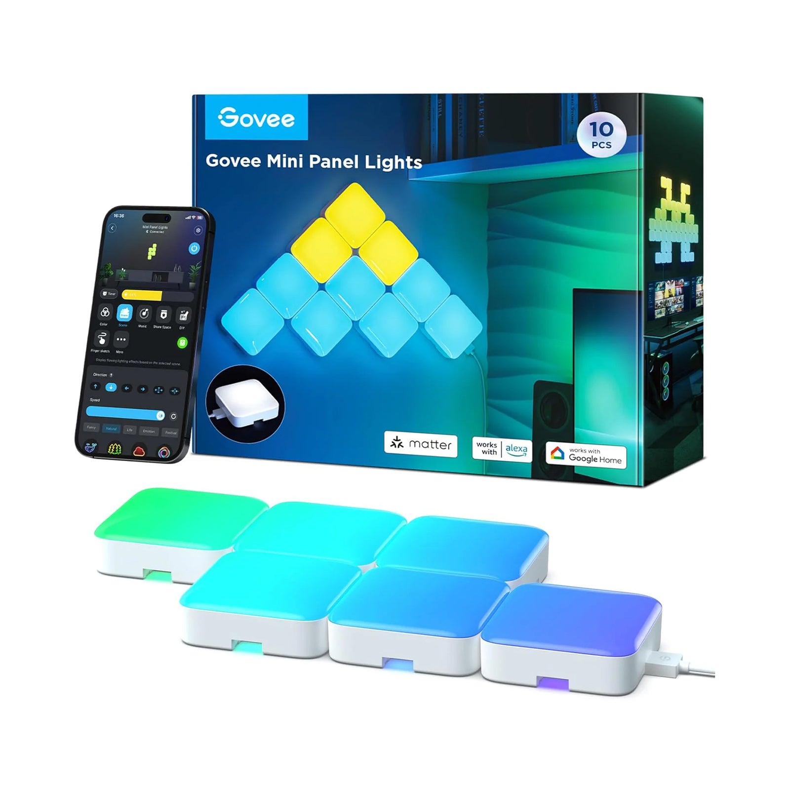Govee Mini Panel Lights 10 Panels
